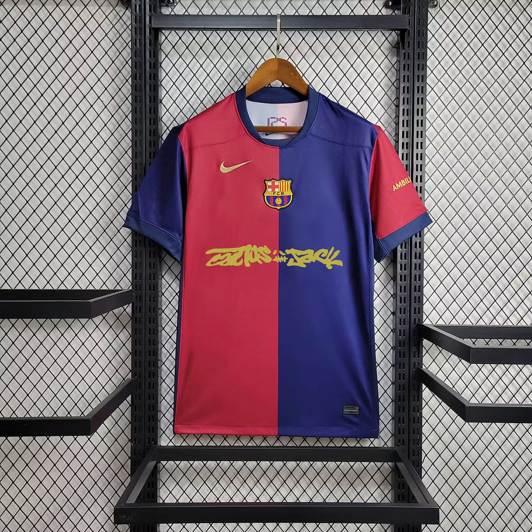 Barcelona × Travis Scott 2024 Home Special Shirt – Footlv