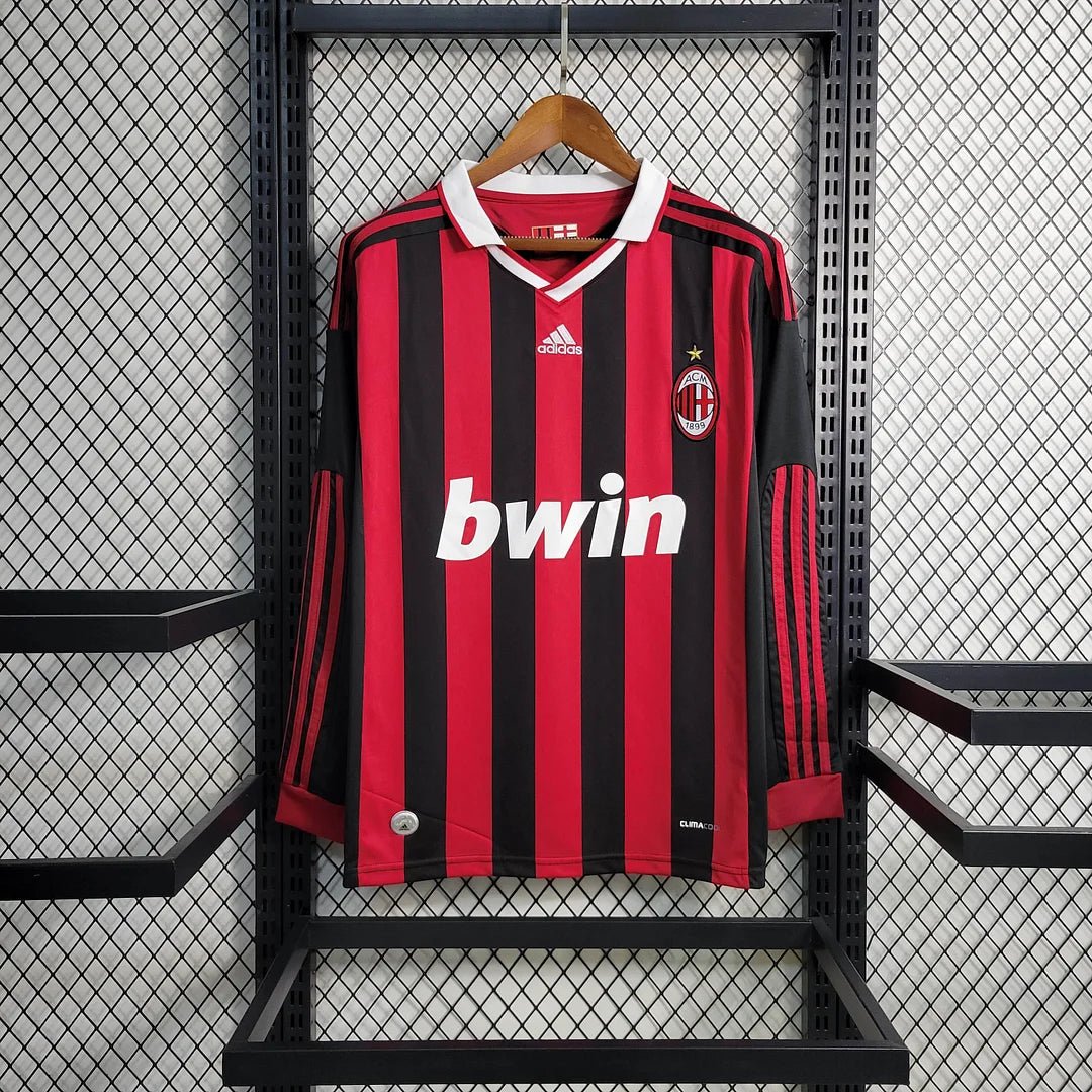 AC Milan 09/10 Long Sleeve Home Shirt