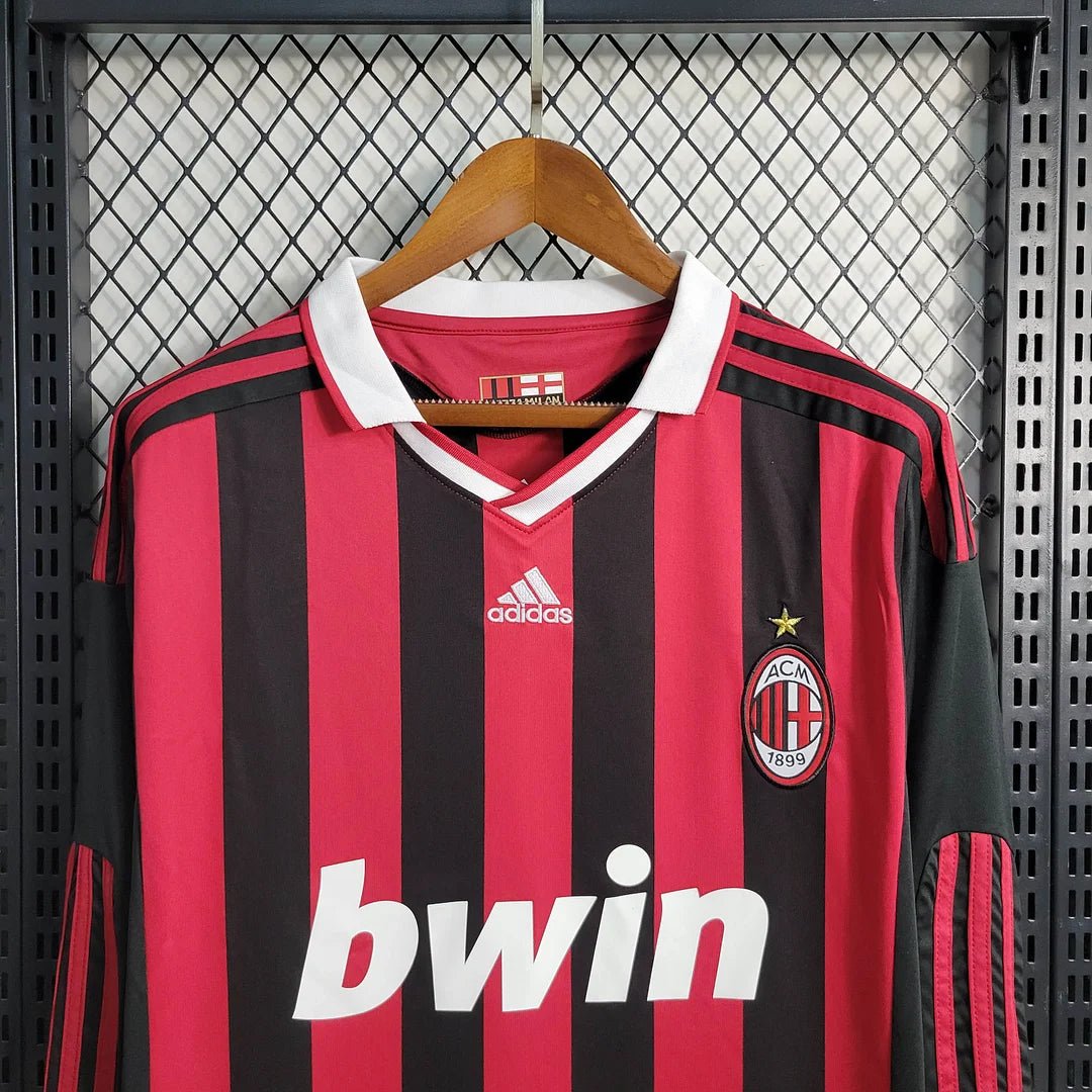 AC Milan 09/10 Long Sleeve Home Shirt