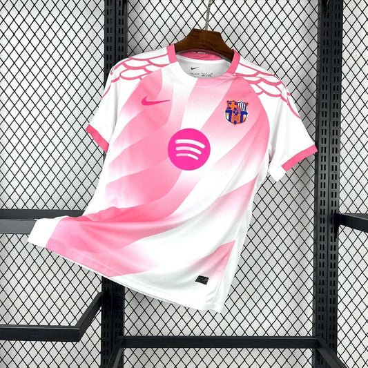 Barcelona 2025 White/Pink Special Shirt