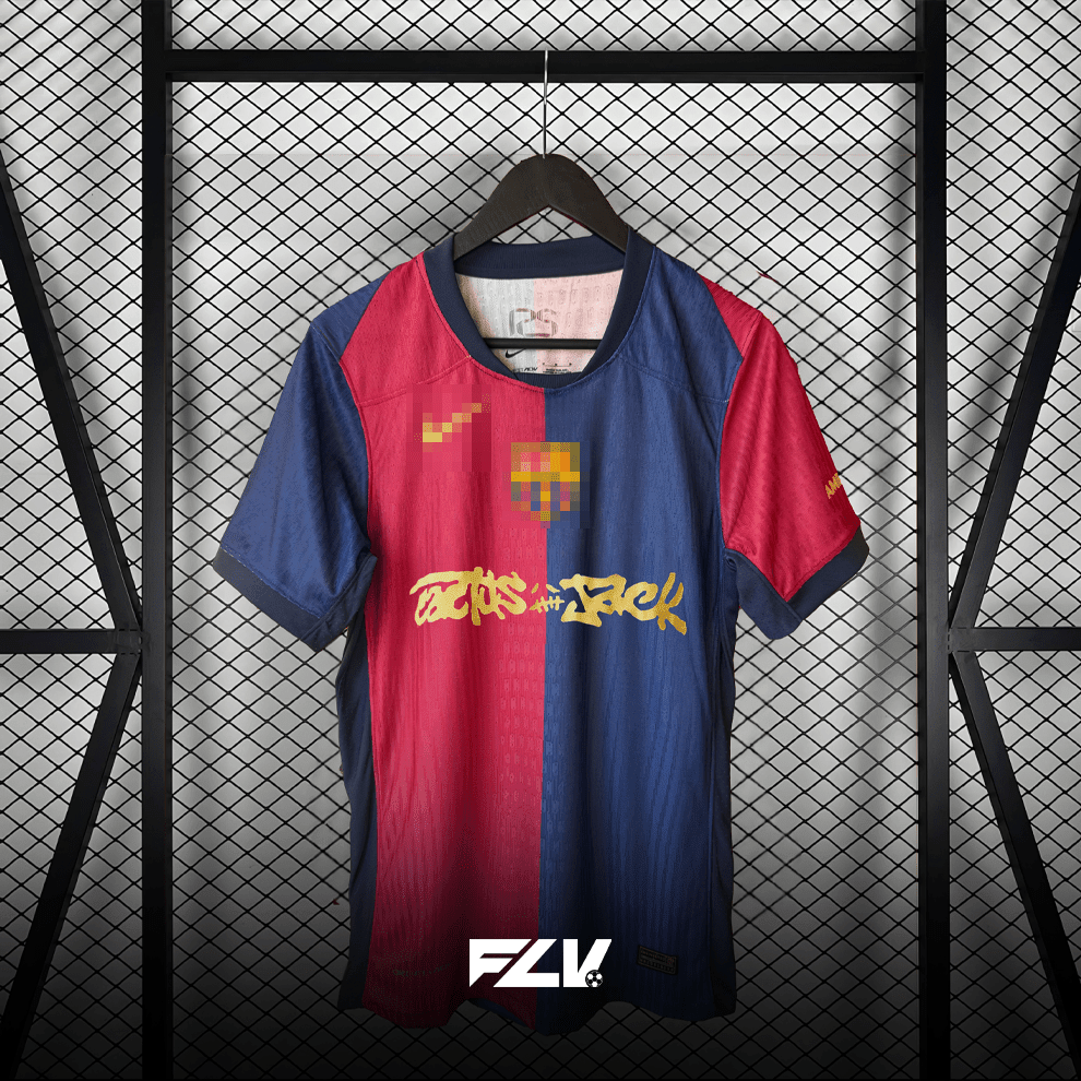 Barcelona × Travis Scott 2024 Home Special Shirt Barcelona × Travis Scott 2024 Home Special Shirt