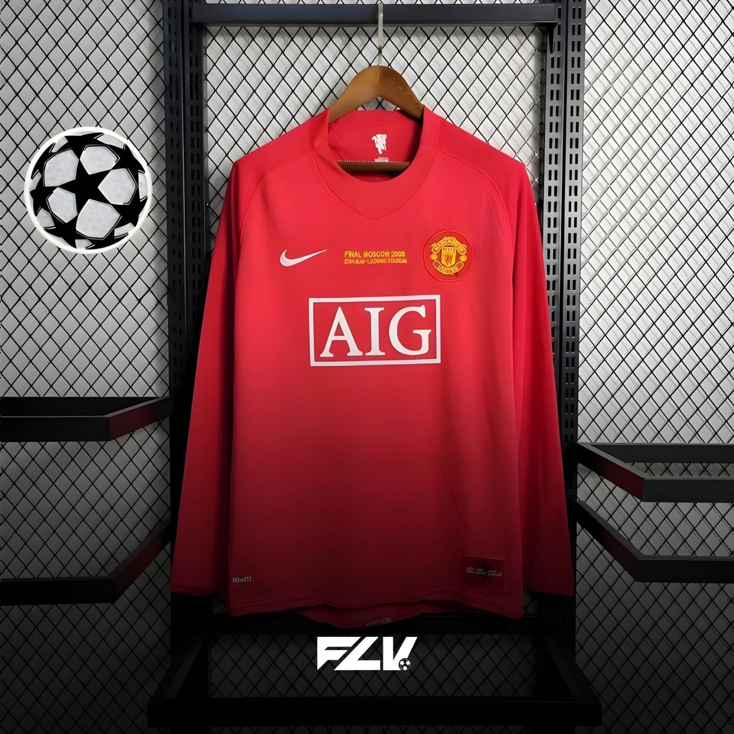 Man United 07/08 Home Shirt - UCL Final