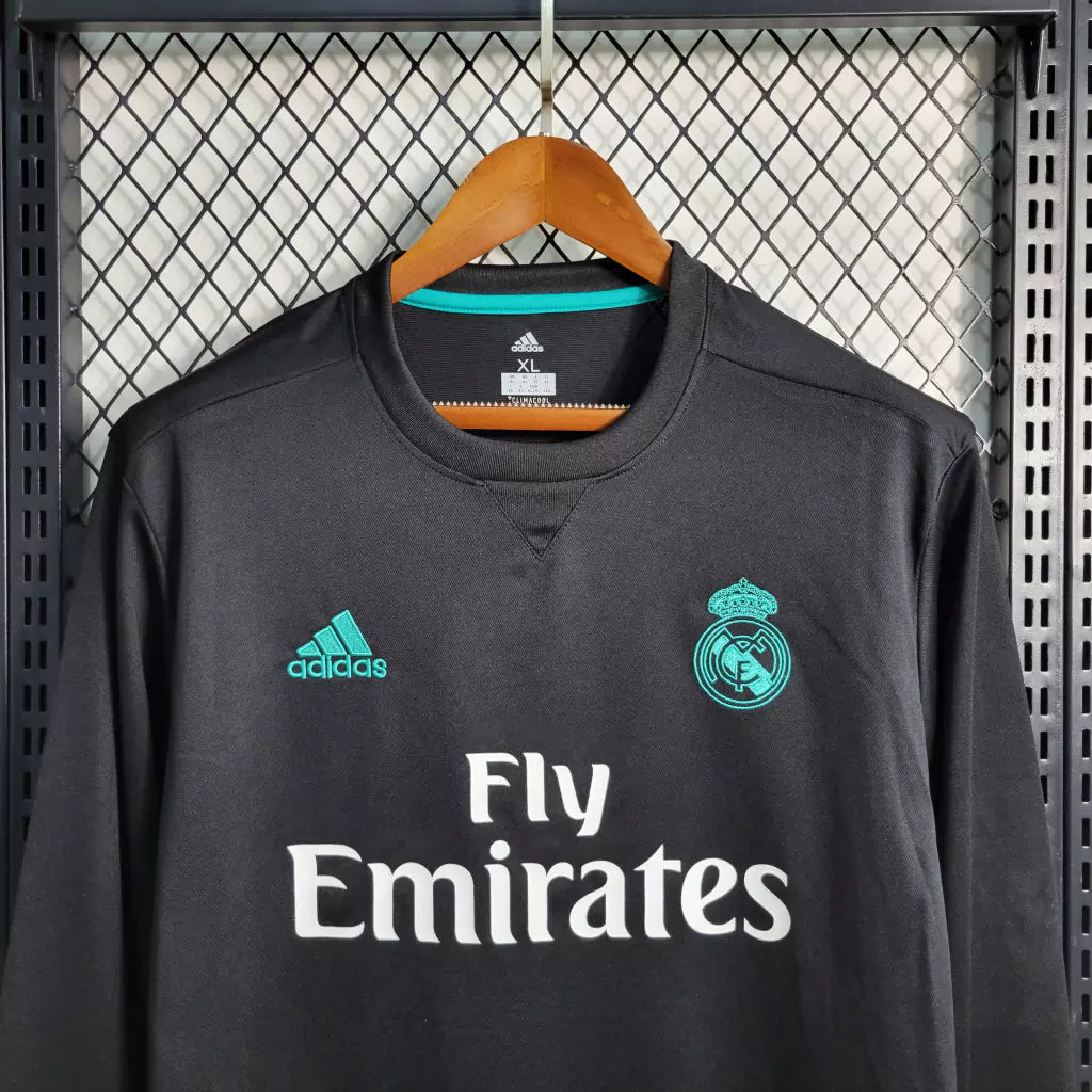 Real Madrid 2017 L/S Away Shirt