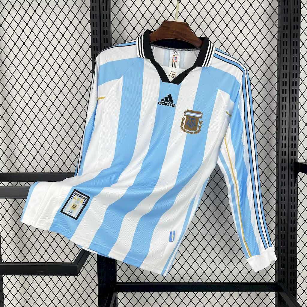Argentina 1998 L/S Home Shirt