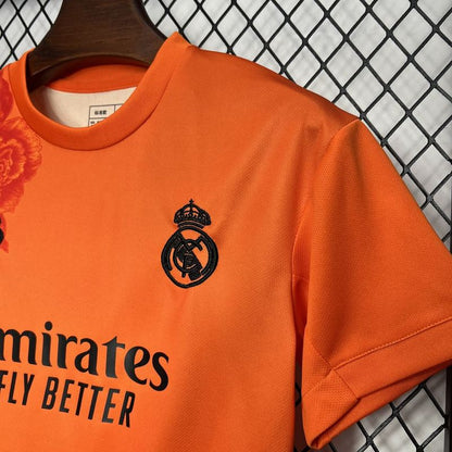 Real Madrid 2023 Fourth Authentic Orange Jersey