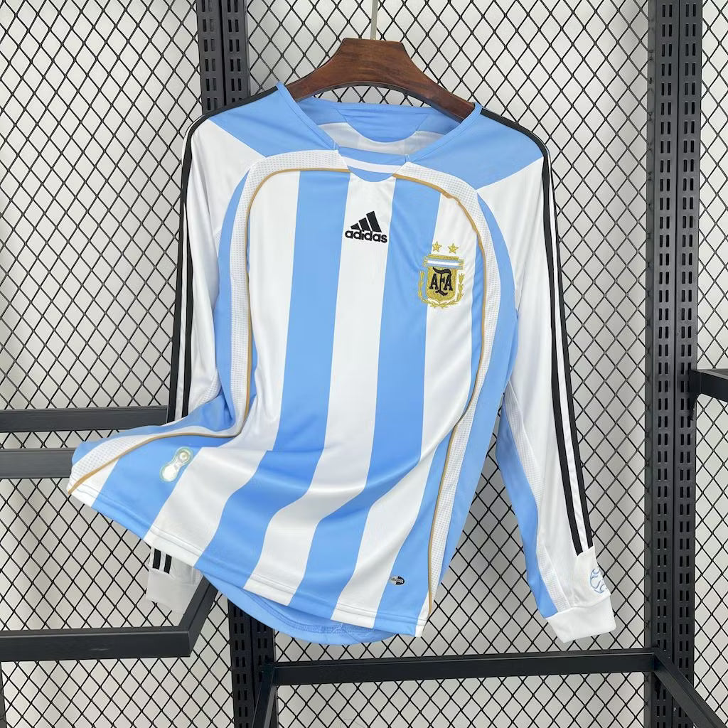 Argentina 2006 L/S Home Shirt