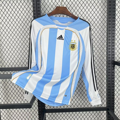 Argentina 2006 L/S Home Shirt