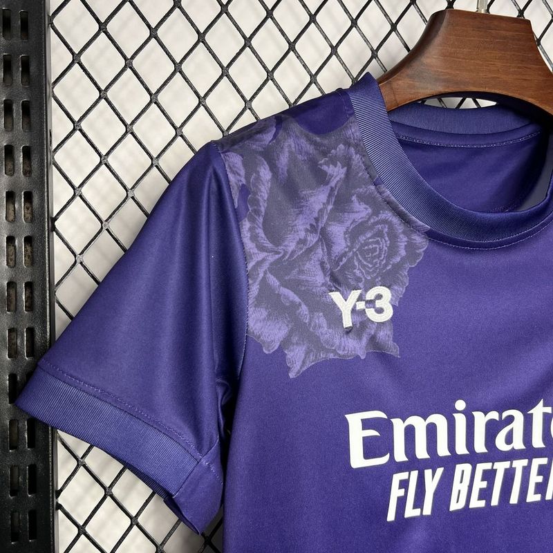 Real Madrid 2024 Y3 Forth Rose Special  Purple Jersey