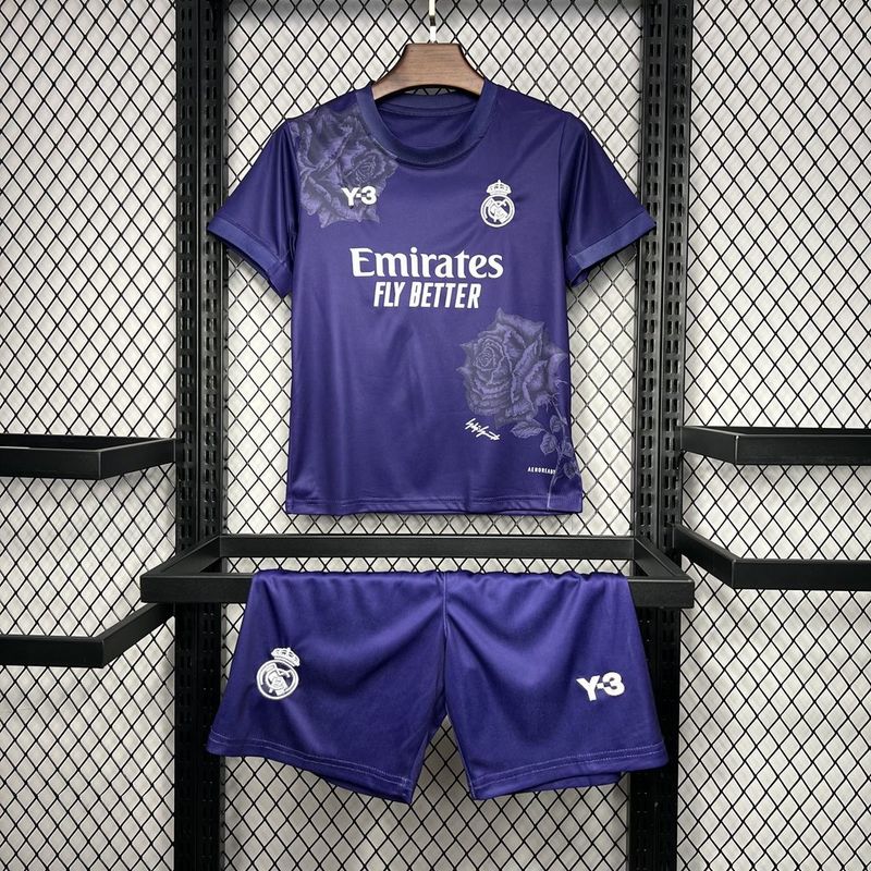 Real Madrid 2024 Y3 Forth Rose Special  Purple Jersey
