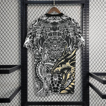 Real Madrid 2023 Gold Dragon Special Shirt