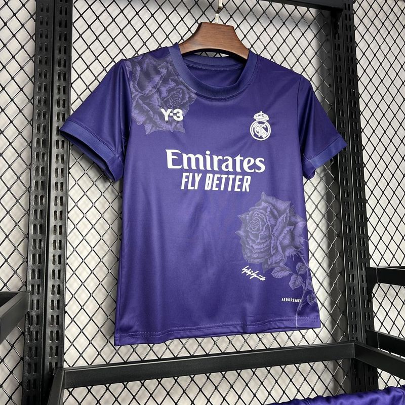 Real Madrid 2024 Y3 Forth Rose Special  Purple Jersey