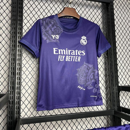 Real Madrid 2024 Y3 Forth Rose Special  Purple Jersey
