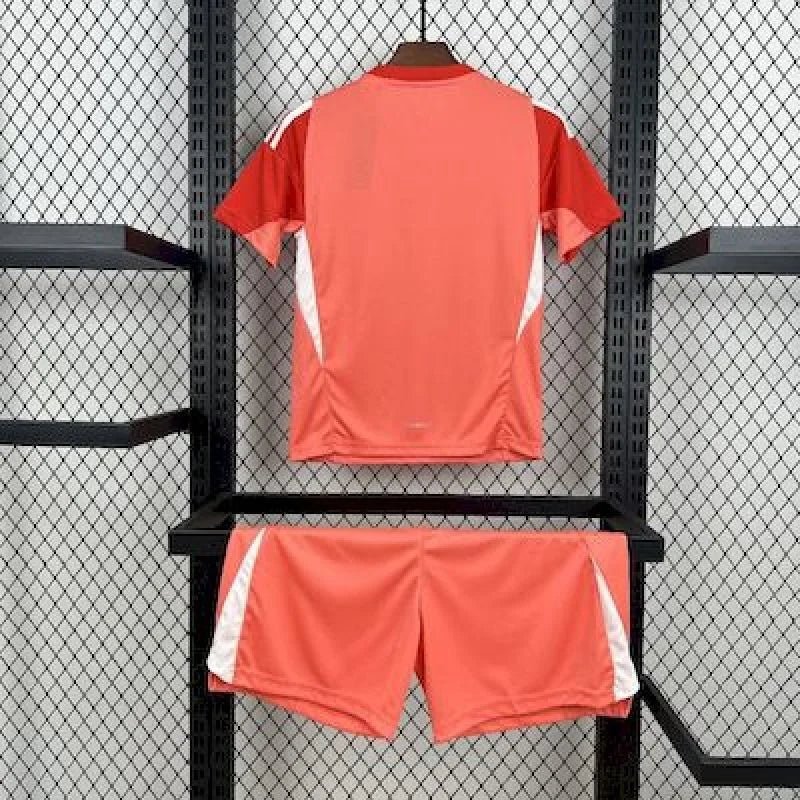 Real Madrid 2025 Goalkeeper Coral Red Jersey
