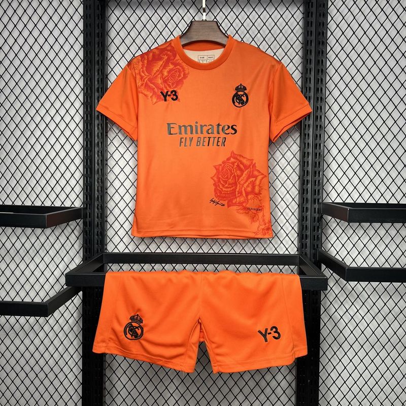 Real Madrid 2023 Fourth Authentic Orange Jersey