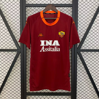 As Roma 2001 Home Shirt