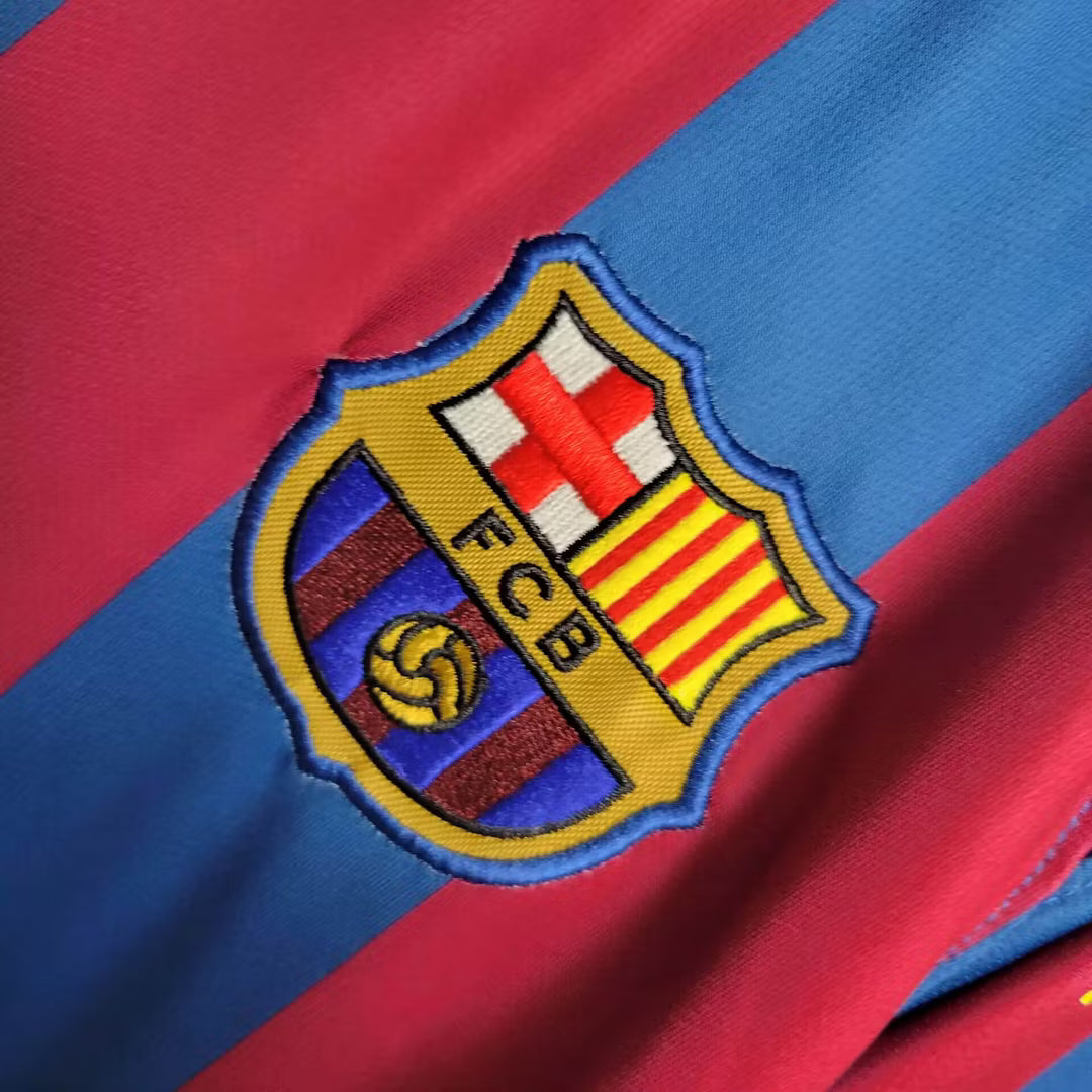 Barcelona 2005 L/S UCL Home Shirt