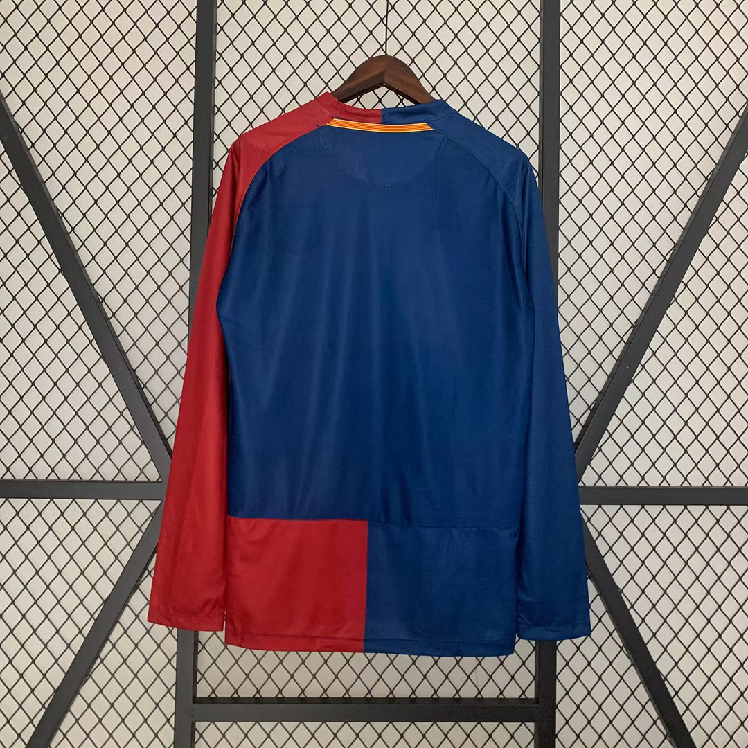 Barcelona 2008 L/S Home Champion League Shirt