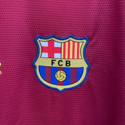 Barcelona 2008 L/S Home Champion League Shirt