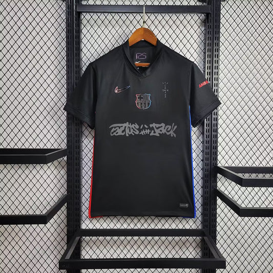 Barcelona x Travis Scott 2024 Cactus Jack Special Away Shirt