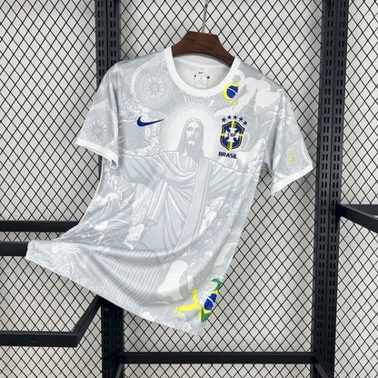Brazil 2025 White Christ Special Edition Shirt