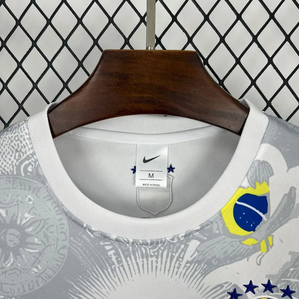Brazil 2025 White Christ Special Edition Shirt