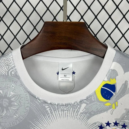 Brazil 2025 White Christ Special Edition Shirt