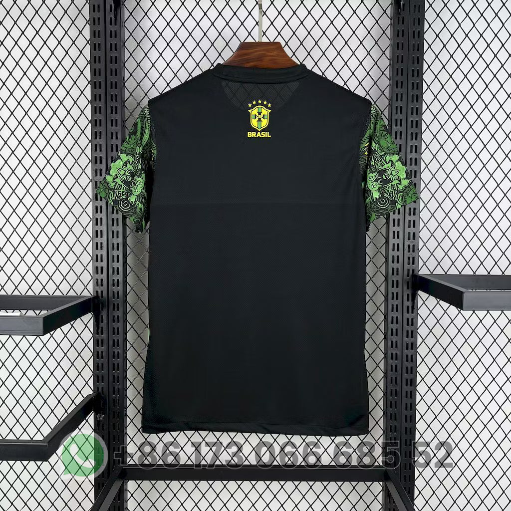 Brazil 2025 Jesus Special Green Shirt