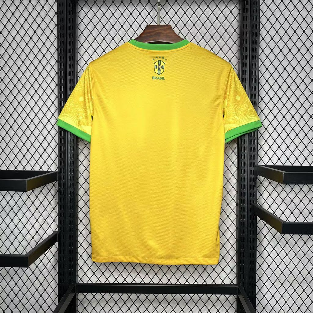 Brazil 2025 Jesus Special Edition Yellow Shirt