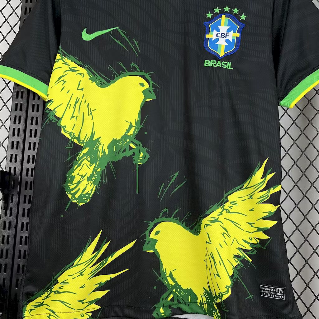 Brazil 2025 Tropical Aura Special Black Shirt