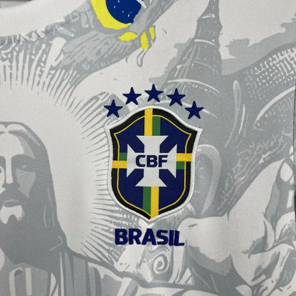 Brazil 2025 White Christ Special Edition Shirt