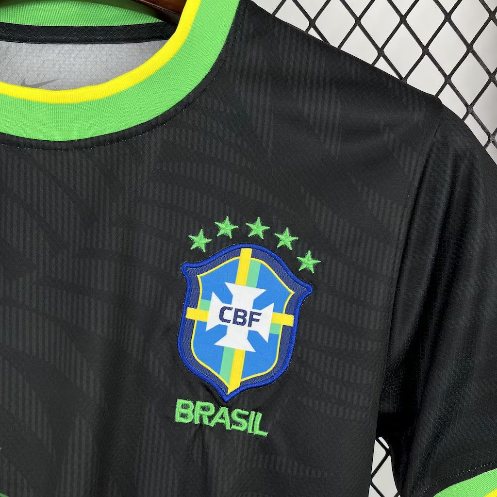 Brazil 2025 Tropical Aura Special Black Shirt