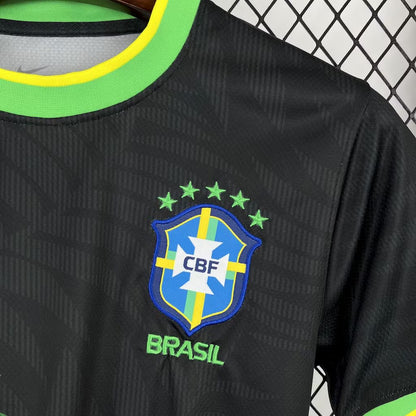 Brazil 2025 Tropical Aura Special Black Shirt