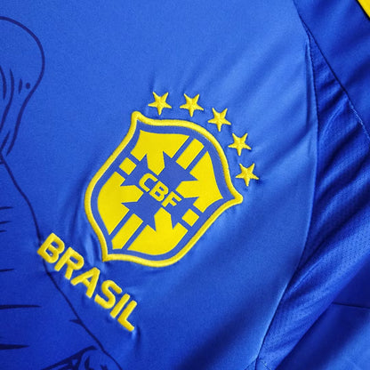 Brazil 2025 Blue Special Edition Jesus Shirt