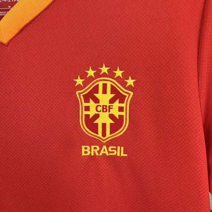 Brazil x Jordan 2025 Red Concept Shirt