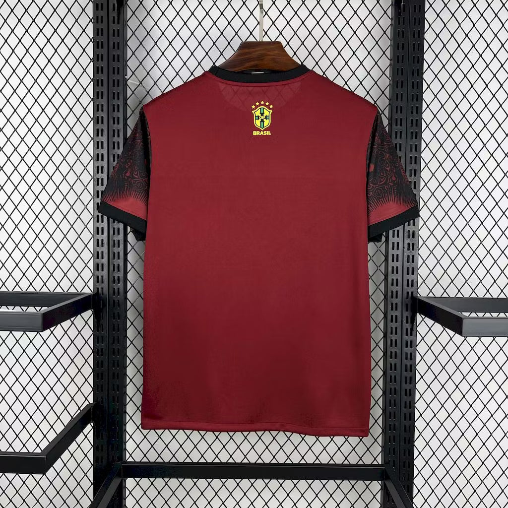 Brazil 2025 Jesus Special Edition Shadow Red Shirt