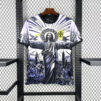 Brazil 2025 Jesus Black and Gray Special Edition Shirt
