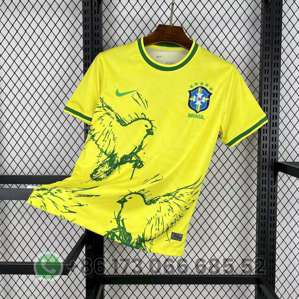 Brazil 2025 Special Yellow Shirt