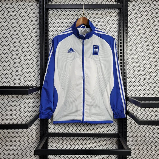 Greece 2025 Jacket White and Blue Windbreaker
