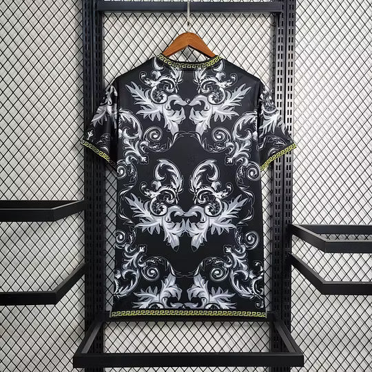 Italy × Versace 2023 Black Special Shirt