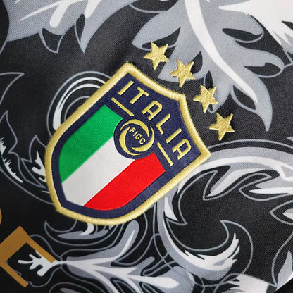 Italy × Versace 2023 Black Special Shirt