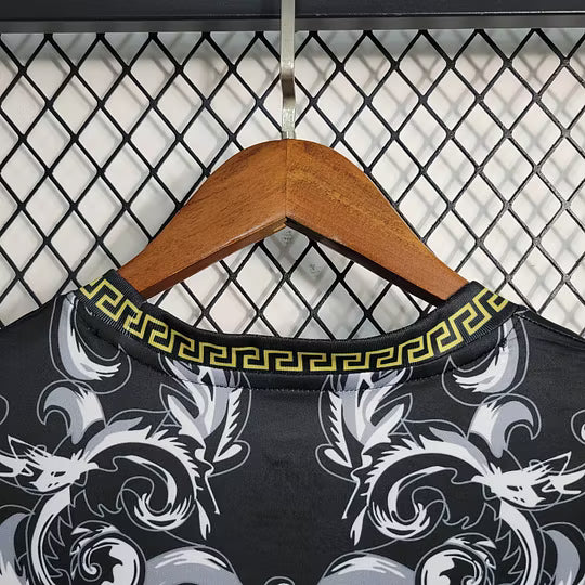 Italy × Versace 2023 Black Special Shirt