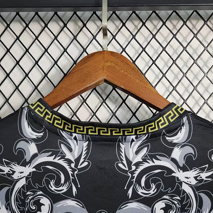 Italy × Versace 2023 Black Special Shirt