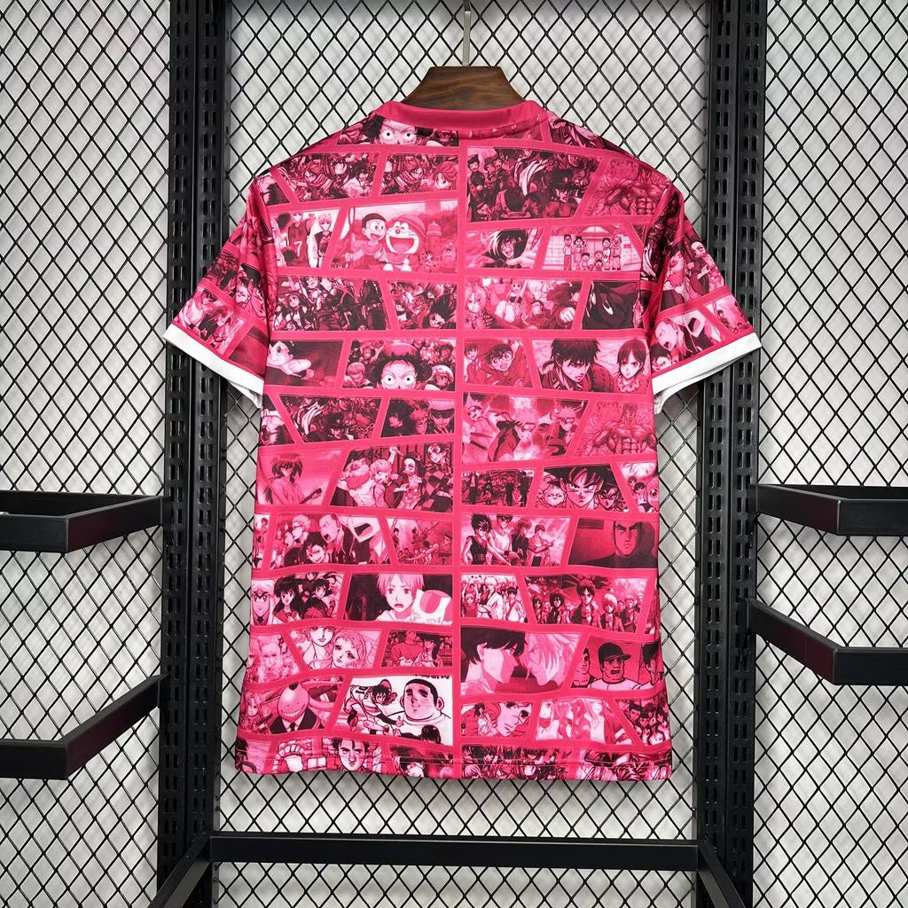Japan 2024 Special Anime Pink Shirt