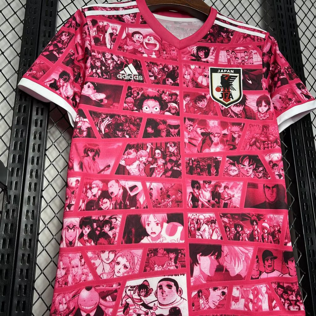 Japan 2024 Special Anime Pink Shirt