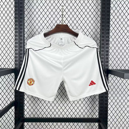 Manchester United Home 2025 White Short