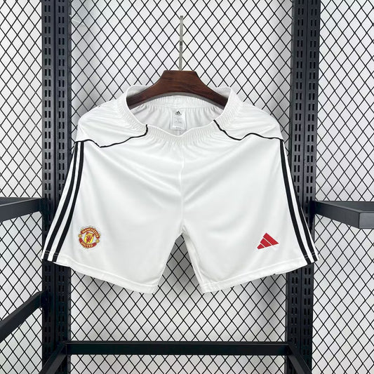 Manchester United Home 2025 White Shorts