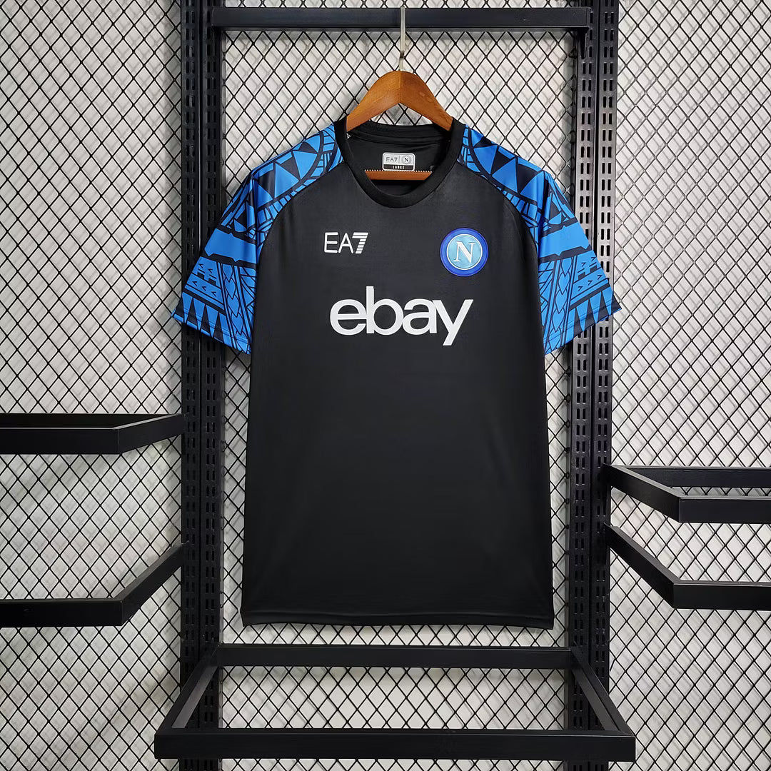 Napoli 2023 Training Wear Black Shirt