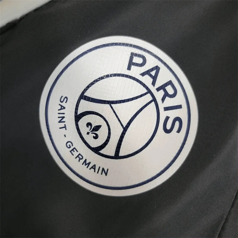 PSG 2023 Windbreaker Black And White Jersey