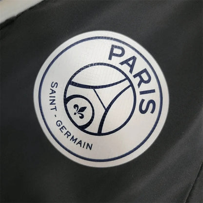 PSG 2023 Windbreaker Black And White Jersey