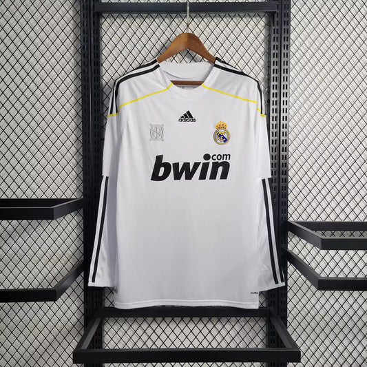 Real Madrid 2009 L/S Home Shirt